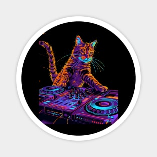 Cat DJ Harmony Magnet